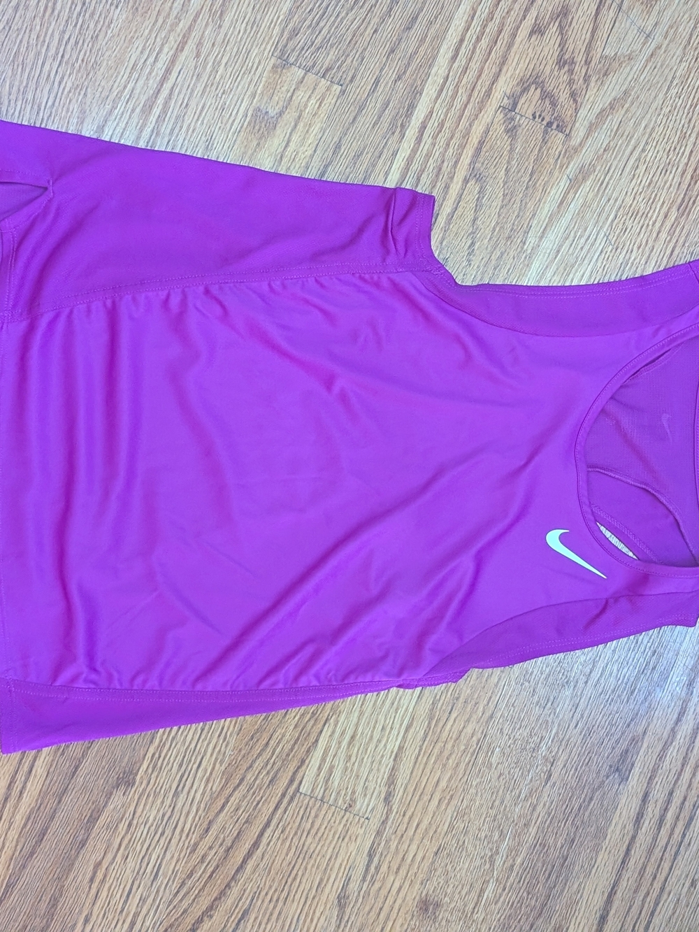 Nike Dri Fit Race Tank Women's Magenta Purple Racerback Tank with Size Small